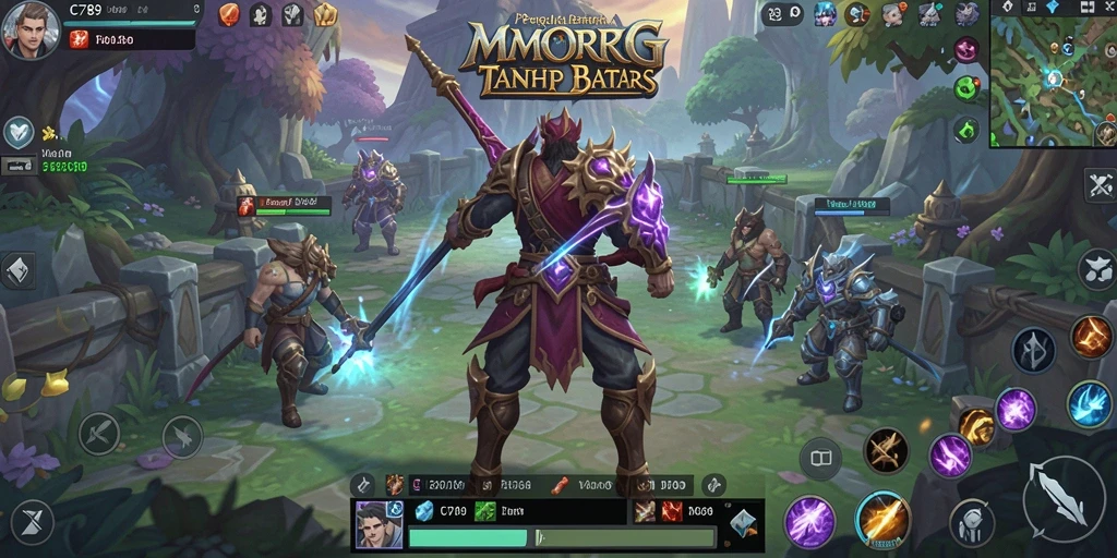 Tampilan gameplay seru di dunia MMORPG C789.