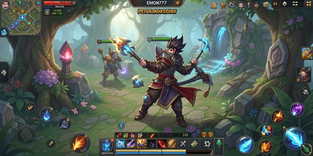 Tangkapan layar gameplay EMON777 yang mendebarkan dan penuh aksi.