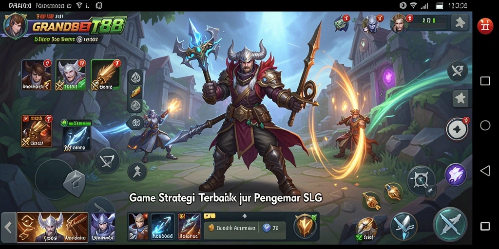 Tampilan gameplay <strong>GRANDBET88</strong> yang menegangkan dan strategis.