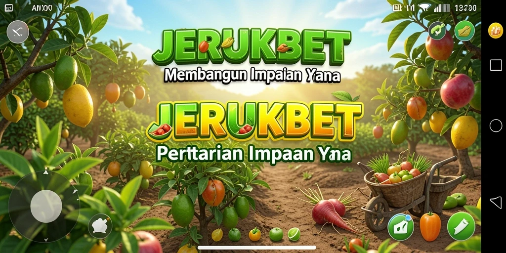 Tampilan kebun jeruk yang indah di JERUKBET.