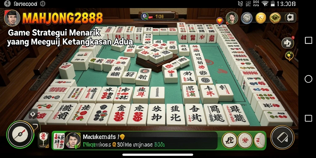 Tampilan gameplay <strong>MAHJONG288</strong> yang seru dan menarik.