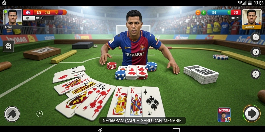 Screenshot gameplay Gaple yang menarik di NEYMAR88.