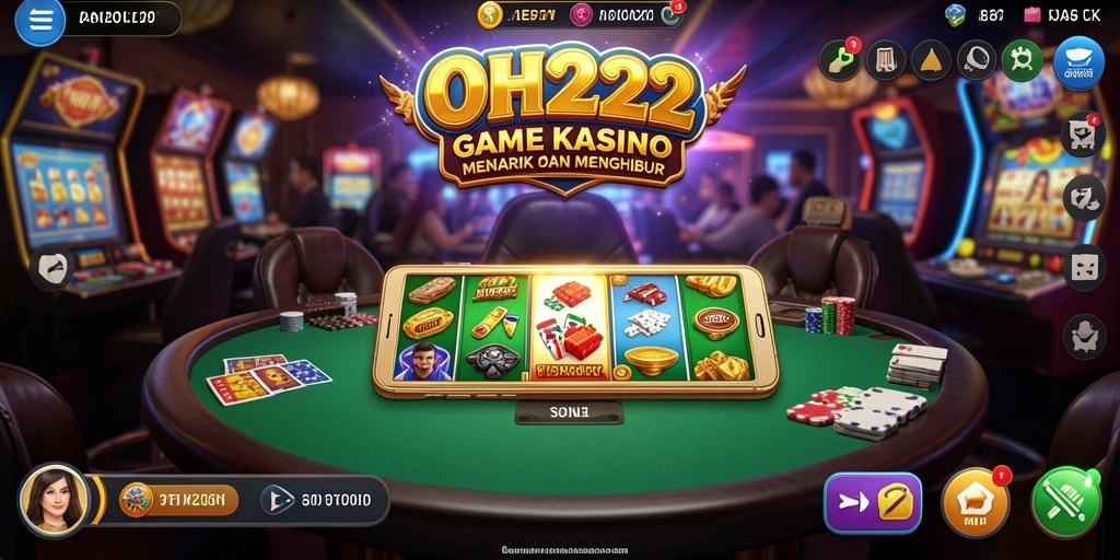 Tampilan gameplay kasino menarik dan interaktif.