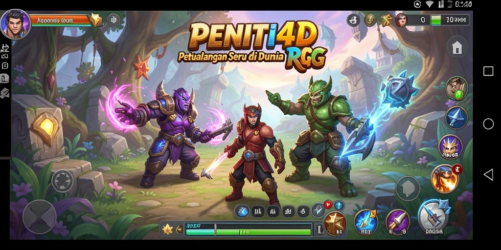 Gameplay seru dengan banyak aksi dan petualangan.