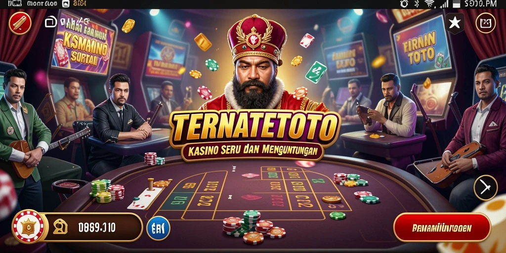 Tampilan gameplay mengasyikkan TERNATETOTO dengan grafis menawan.