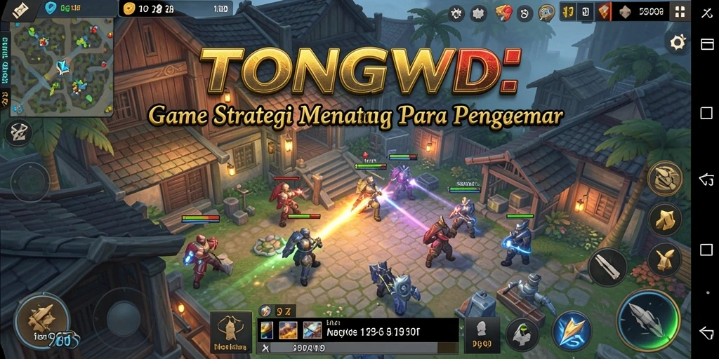 Tampilan gameplay menarik dalam TONGWD yang menantang.