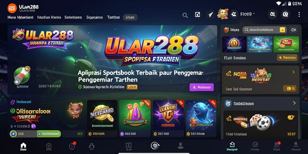 Screenshot gameplay ULAR288 menunjukkan suasana taruhan yang mendebarkan.