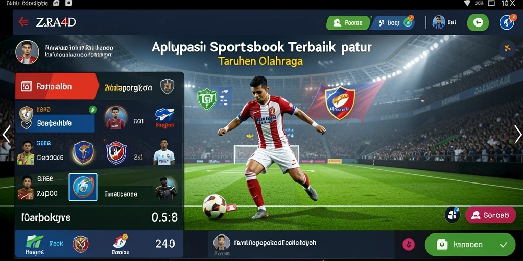Tampilan antarmuka ZARA4D saat melakukan taruhan olahraga.